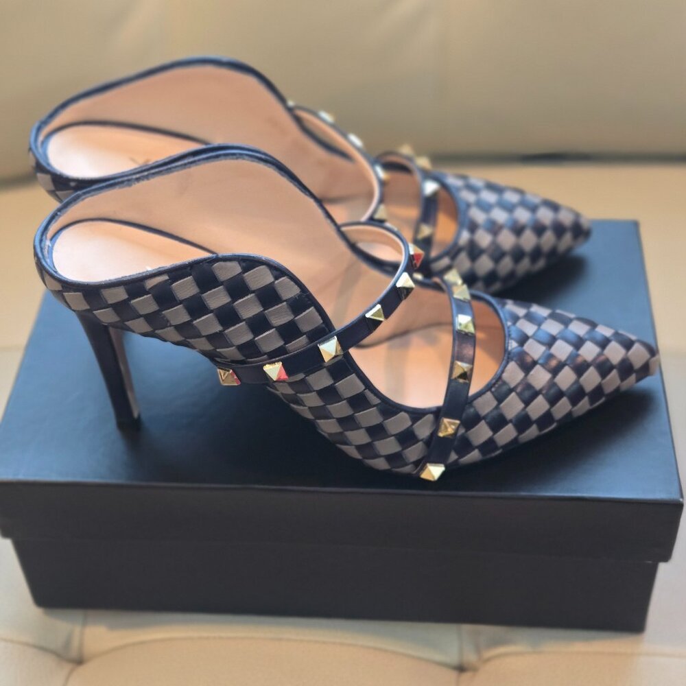 VINICI GENUINE LEATHER SLIDES